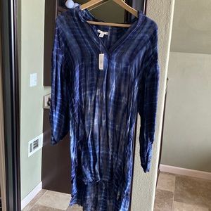 Cato blue tunic dress